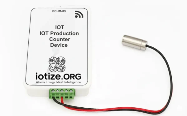 Affordable IoT Production Counter Device with Runtime, Idle, and High/Low RPM Alerts